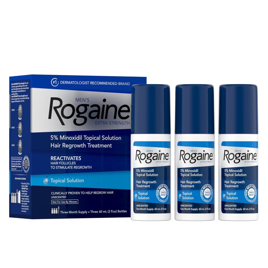 Men's Rogaine 5% Minoxidil Solution – Hair Loss Treatment