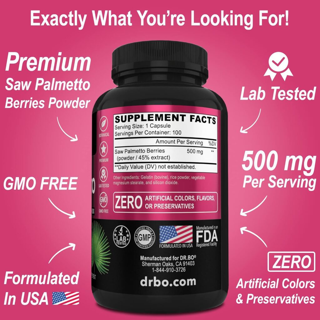 Saw Palmetto for Women – Hair & Bladder Health