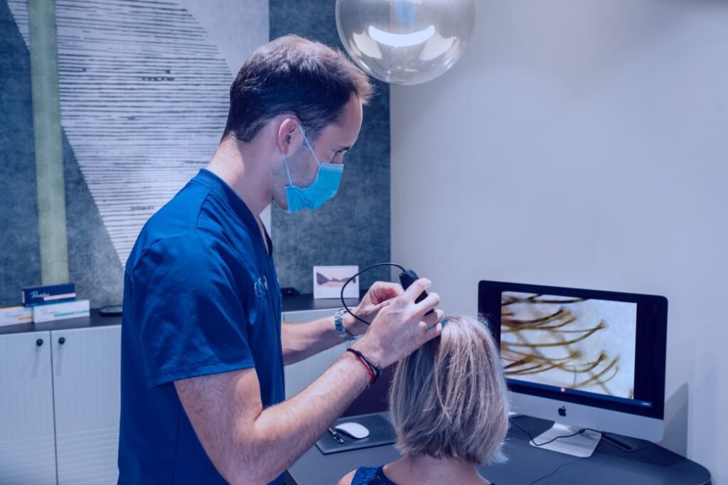 Dr. Marc Feutren and Dr. Florian Pétin, ISHRS members and FUE hair transplant specialists at Haroj Clinic in France.