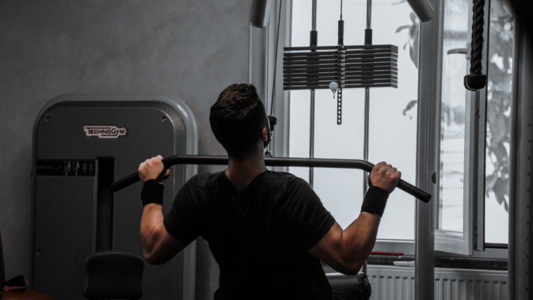 Patient returning to gym workouts after hair transplant recovery